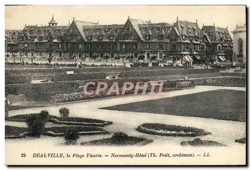 Cartes postales Deauville le normandy hotel