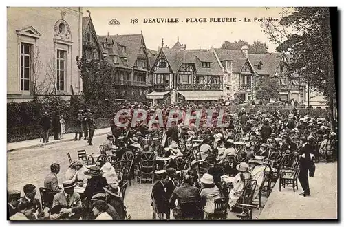 Cartes postales Deauville Plage fleurie la potiniere