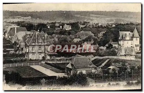 Cartes postales Deauville Vue generale