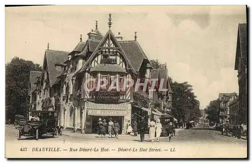 Ansichtskarte AK Deauville Rue Desire le Hoe Au Printemps