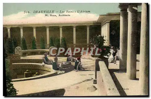 Cartes postales Deauville Les bains l&#39atrium