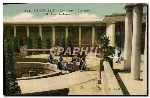 Cartes postales Deauville Les bains l'atrium