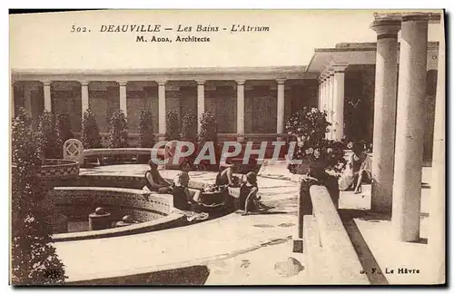 Cartes postales Deauville les bains l'atrium
