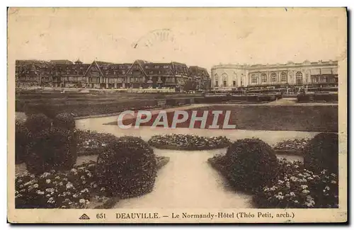 Cartes postales Deauville Le normandy hotel