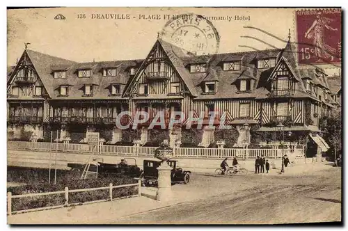 Ansichtskarte AK Deauville La Plage Fleurie Entree du Normandy Hotel