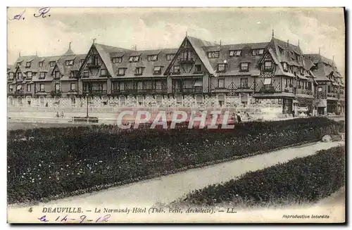 Ansichtskarte AK Deauville La Plage Fleurie Entree du Normandy Hotel