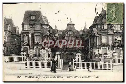 Ansichtskarte AK Deauville La Plage Fleurie Entree du Normandy Hotel cote des terrasses