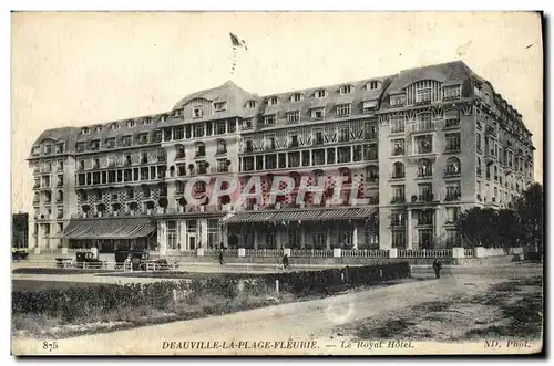 Cartes postales Deauville La Plage Fleurie Royal Hotel