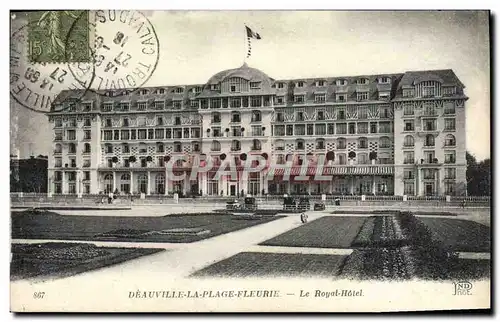 Cartes postales Deauville La Plage Fleurie Royal Hotel