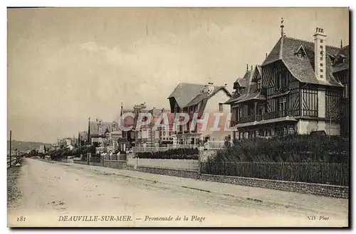 Cartes postales Deauville Sur Mer Promenade de la Plage