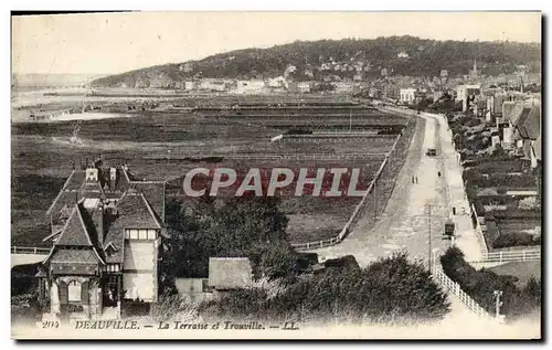 Ansichtskarte AK Deauville La Terrasse et les Villas