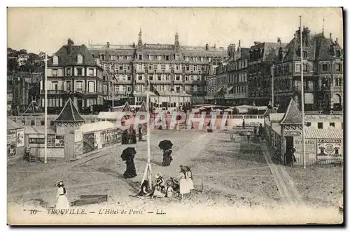 Cartes postales Deauville Hotel de paris