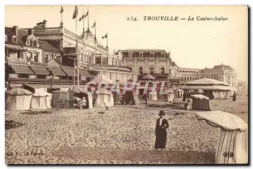 Cartes postales Trouville Le Casino Salon