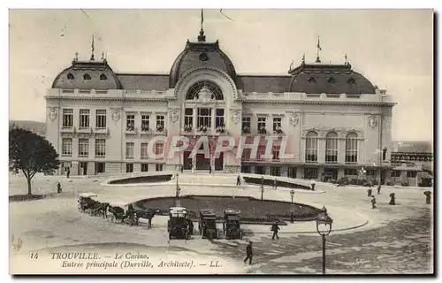 Ansichtskarte AK Trouville Le Casino Entree principale