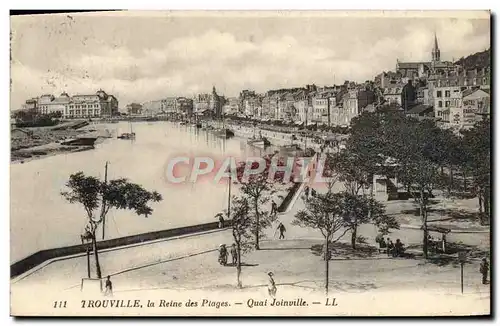 Ansichtskarte AK Trouville Reine Des Plages Quai Joinville