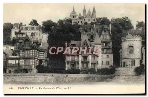 Ansichtskarte AK Trouville Un Groupe de Villas