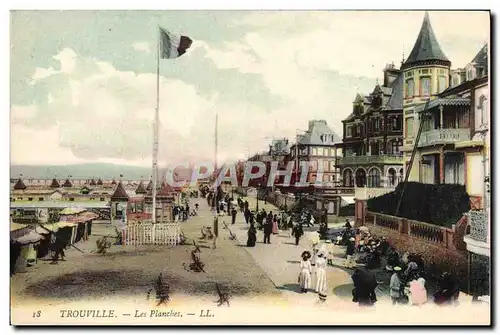 Cartes postales Trouville Les Planches