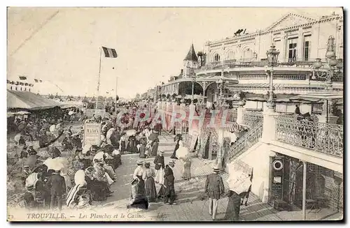 Cartes postales Trouville Les Planches et le Casinio