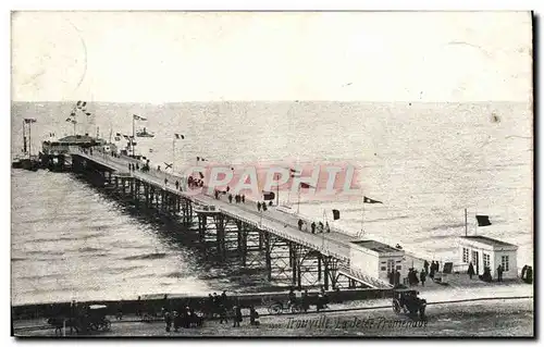 Cartes postales Trouville La jetee promenade