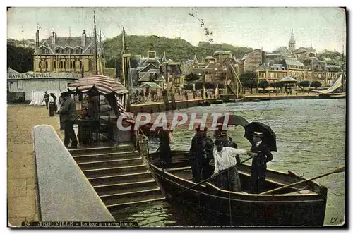 Cartes postales Trouville Le Bac a Maree Basse