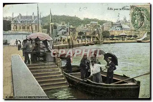 Cartes postales Trouville Le Bac a Maree Basse