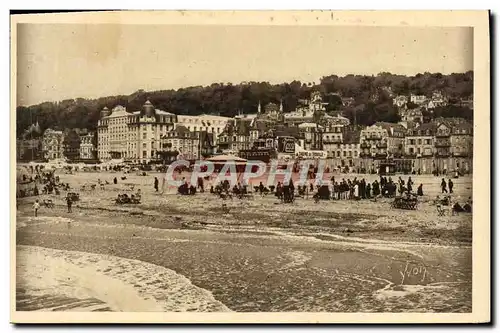 Cartes postales Trouville Reine des Plages La Plage vu des jetees