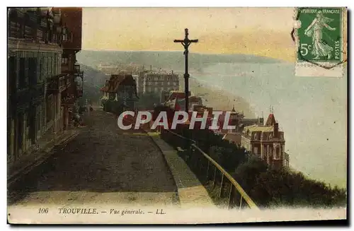 Cartes postales Trouville Deauville Vue Generale