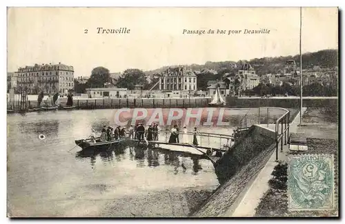 Ansichtskarte AK Trouville Passage du Bac Deauville