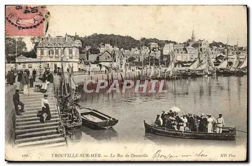 Ansichtskarte AK Trouville Sur mer Le Bac de Deauville