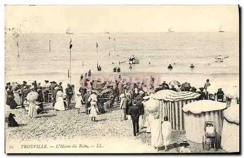 Cartes postales Trouville L'Heure du Bain