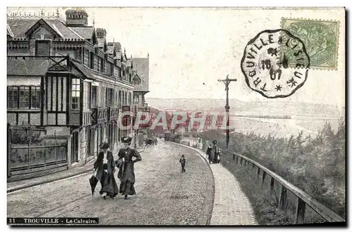 Ansichtskarte AK Trouville Le calvaire