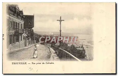 Cartes postales Trouville Vue Prise du Calvaire