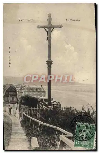 Ansichtskarte AK Trouville Le Calvaire