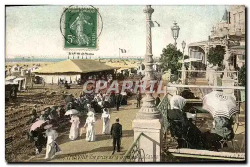 Cartes postales Trouville Vue prise de la terrasse du casino