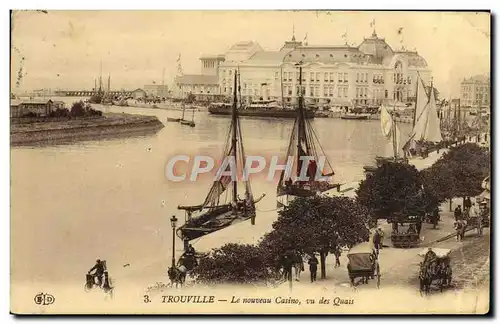 Ansichtskarte AK Trouville Le Nouveau Casino vu des quais