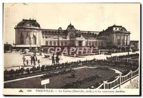 Ansichtskarte AK Trouville Le Casino et les nouveaux jardins