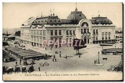 Ansichtskarte AK Trouville Le nouveau Casino vu des Nouvelles Galeries
