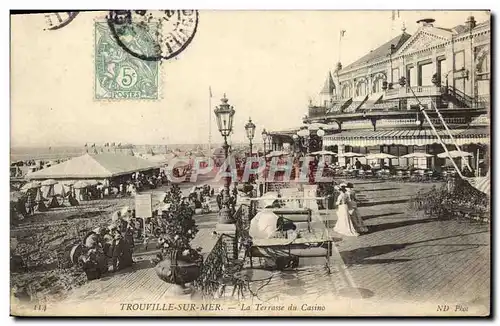 Cartes postales Trouville La Terrasse du Casino