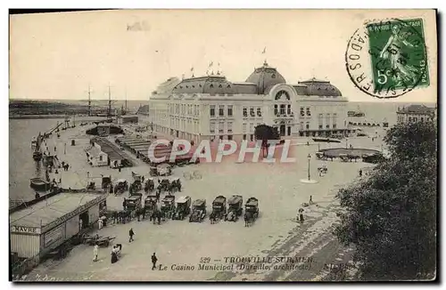 Cartes postales Trouville Sur Mer Le Casino Municipal Cie Normande de Navigation