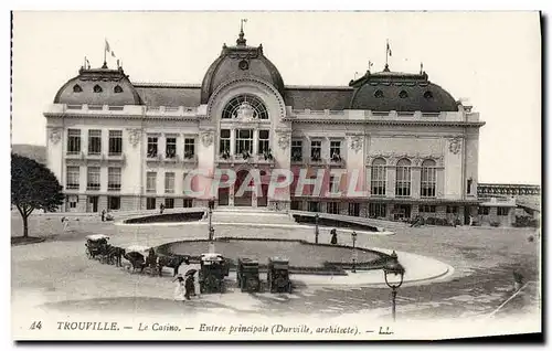 Ansichtskarte AK Trouville Le Casino entree principale