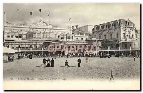 Cartes postales Trouville Facade du Casino