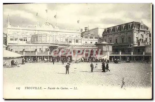 Cartes postales Trouville Facade du Casino