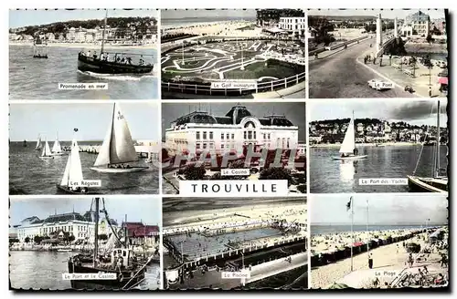 Cartes postales moderne Trouville Gold Yachts Casino