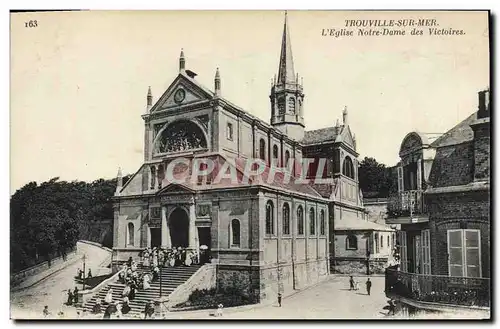Cartes postales Trouville L'Eglise Notre Dame de Bon Secours