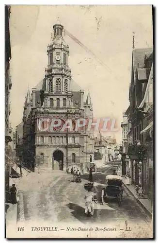 Cartes postales Trouville L&#39Eglise Notre Dame de Bon Secours