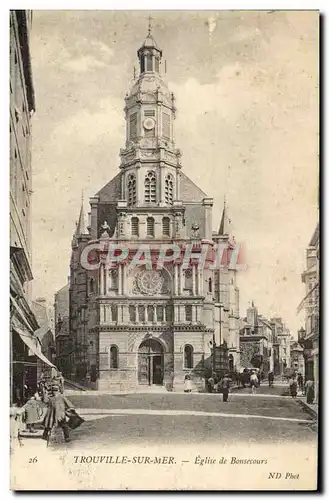 Cartes postales Trouville L'Eglise De Bonsecours