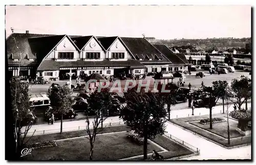 Moderne Karte Trouville Deauville La gare