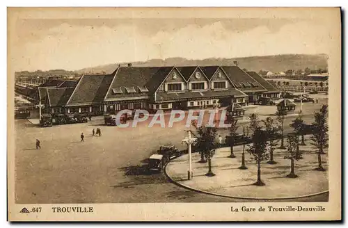 Cartes postales Trouville La Gare de Trouville Deauville