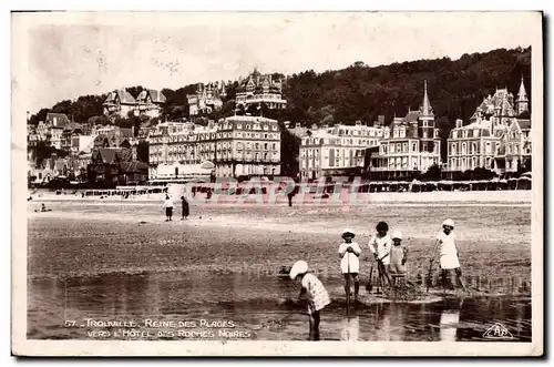 Cartes postales Trouville Reine Des Plages vers l'hotel des Roches Noires
