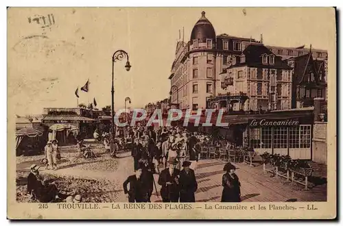 Ansichtskarte AK Trouville La Reine Des Plages La Cancaniere et Les Planches